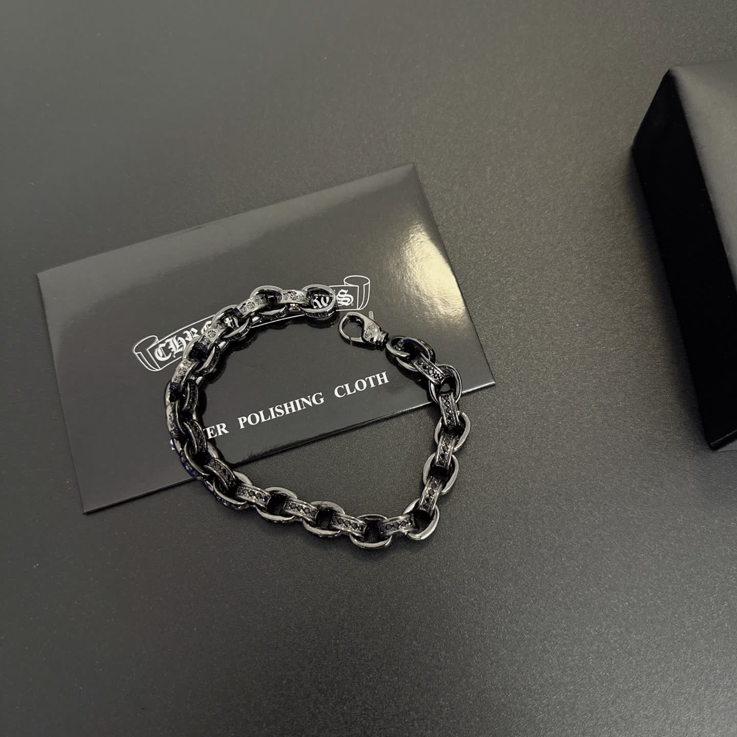 Chrome Hearts Silver Chain Bracelet